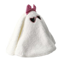 Thumbnail for Angled view of cozy white sherpa ghost throw pillow