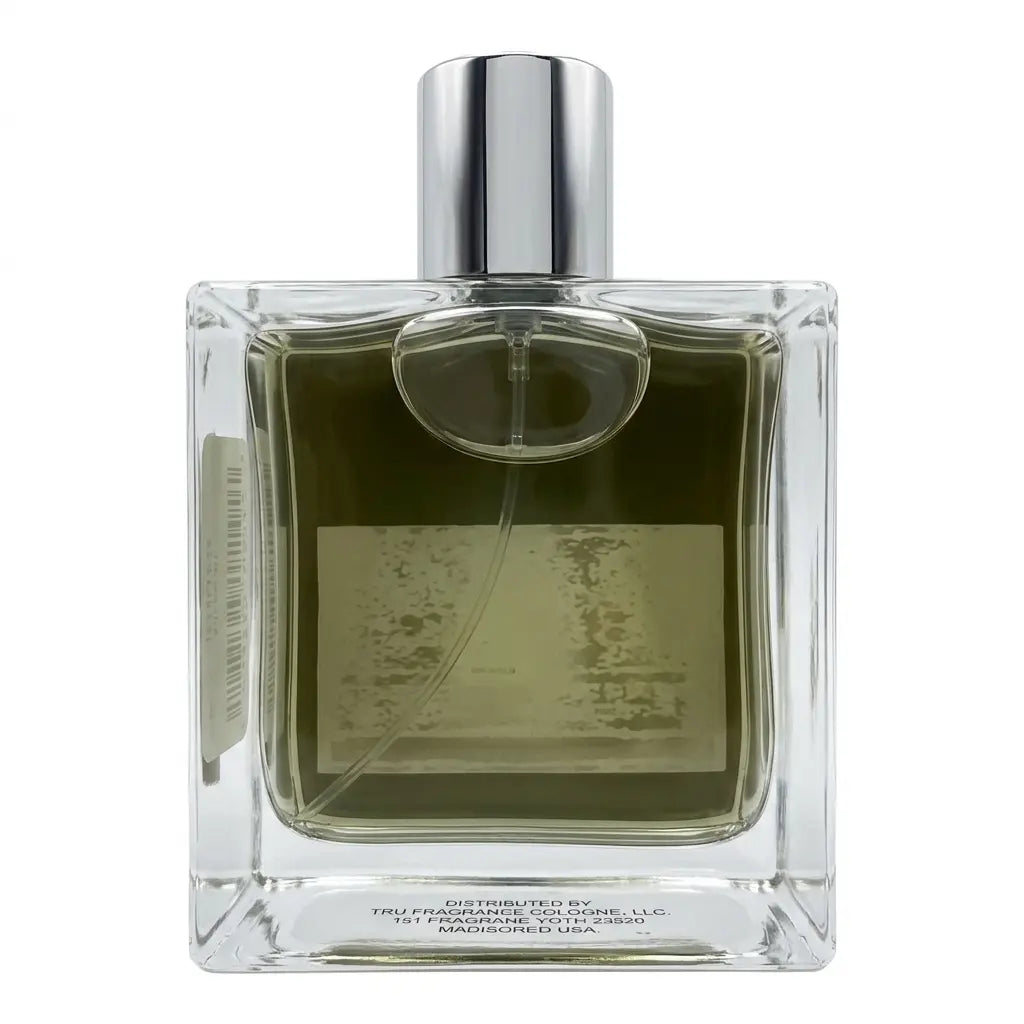 1956: Black Eau de Cologne Back Label – 100 mL bottle with fragrance details.