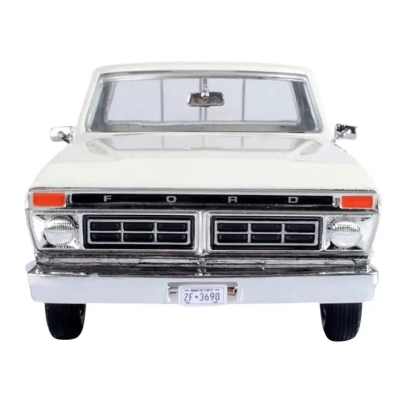Front view of 1977 Ford F-150 diecast model showing chrome grille and headlights.