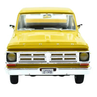 Thumbnail for Rear angle view of the red Ford F-150 Dually highlighting the dual rear wheels and tailgate.