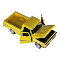 Thumbnail for Left-side angled view of the GreenLight 1992 Ford F-150 Dually in Medium Cabernet Red.