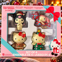 Thumbnail for Enesco Hello Kitty Friends Jim Shore Holiday Ornament Set of 4 Sanrio Christmas