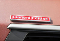 Thumbnail for 2PCS Red Limited Edition Metal Emblem Stickers | Car Fender & Trunk Badge | Zipmar