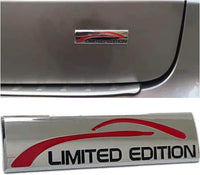 Thumbnail for 2X Chrome Limited Edition Car Emblem | 3D Metal Turbo Badge | Zipmar