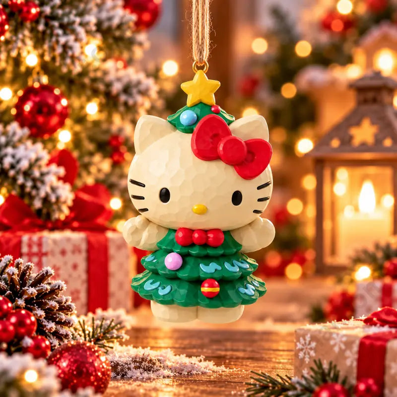 Enesco Hello Kitty Friends Jim Shore Holiday Ornament Set of 4 Sanrio Christmas