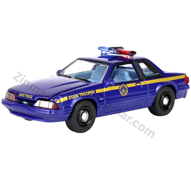 Greenlight Hot Pursuit Series 8 1988 Ford Mustang LX New York State Police 1:64