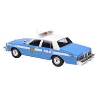 Thumbnail for Model Car Group 1:18 Chevrolet Caprice Police Car Diecast Model Blue and White SITF 1383