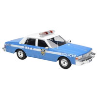 Thumbnail for Model Car Group 1:18 Chevrolet Caprice Police Car Diecast Model Blue and White SITF 1383
