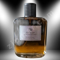 Thumbnail for Perfume bottle labeled 'ANTE UP' with a dark background