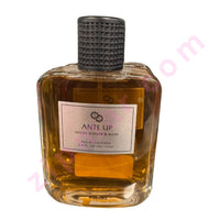 Thumbnail for Perfume bottle labeled 'Ante Up' with a textured black cap on a white background