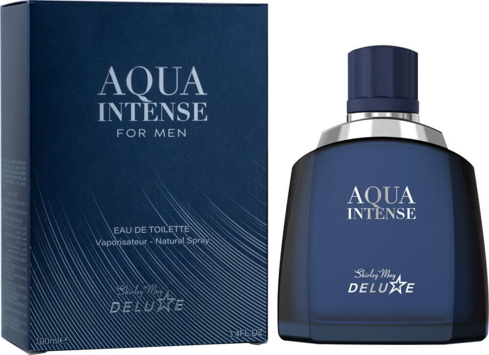 Buy Aqua Intense Men's Cologne by Shirley May Deluxe | 3.4 oz EDT | Fresh Aquatic Scent | Zipmar