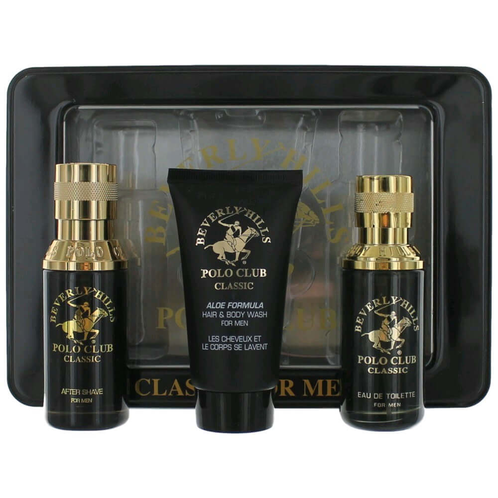 BHPC Classic Men's Gift Set | EDT, Shampoo, Aftershave | Zipmar
