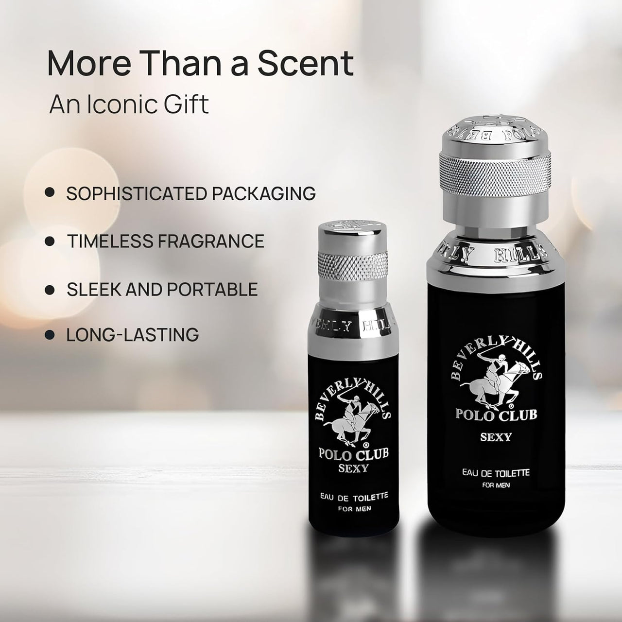 Beverly Hills Polo Club Men's EDT Bonus Pack | 1.7oz + 0.5oz | Premium Fragrance | Zipmar