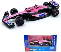 Thumbnail for Oder Bburago F1 A523 Pink Die Cast Car in USA | Toy Cars for Kids | Zipmar