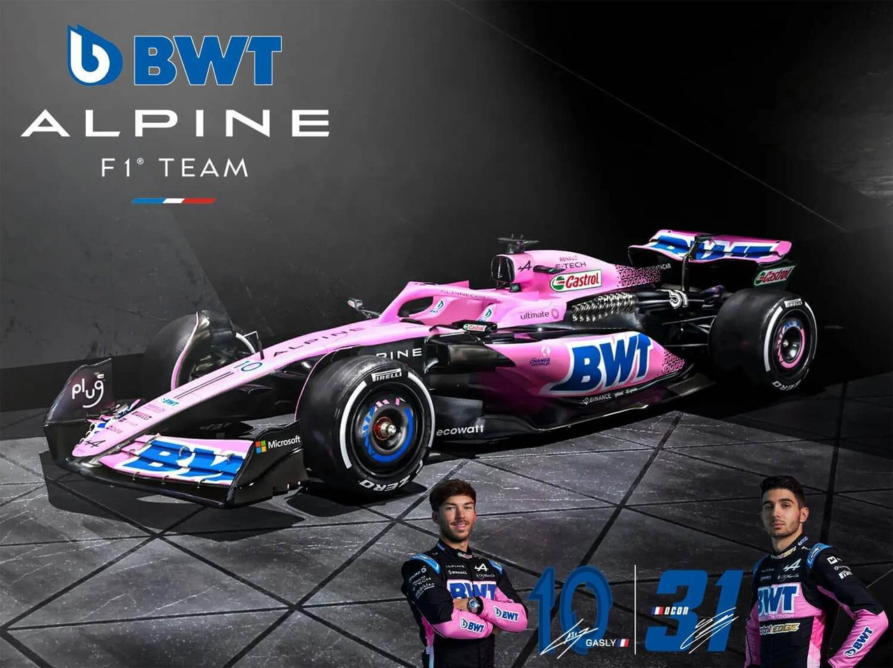 Oder Bburago F1 A523 Pink Die Cast Car in USA | Toy Cars for Kids | Zipmar