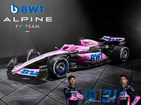 Thumbnail for Oder Bburago F1 A523 Pink Die Cast Car in USA | Toy Cars for Kids | Zipmar