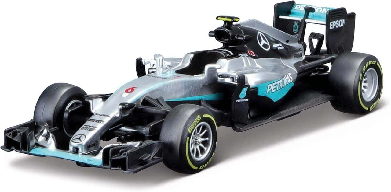 Buy Bburago Mercedes W07 F1 1:43 | Lewis Hamilton & Rosberg Model | Zipmar 