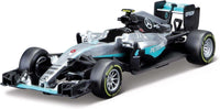 Thumbnail for Buy Bburago Mercedes W07 F1 1:43 | Lewis Hamilton & Rosberg Model | Zipmar 