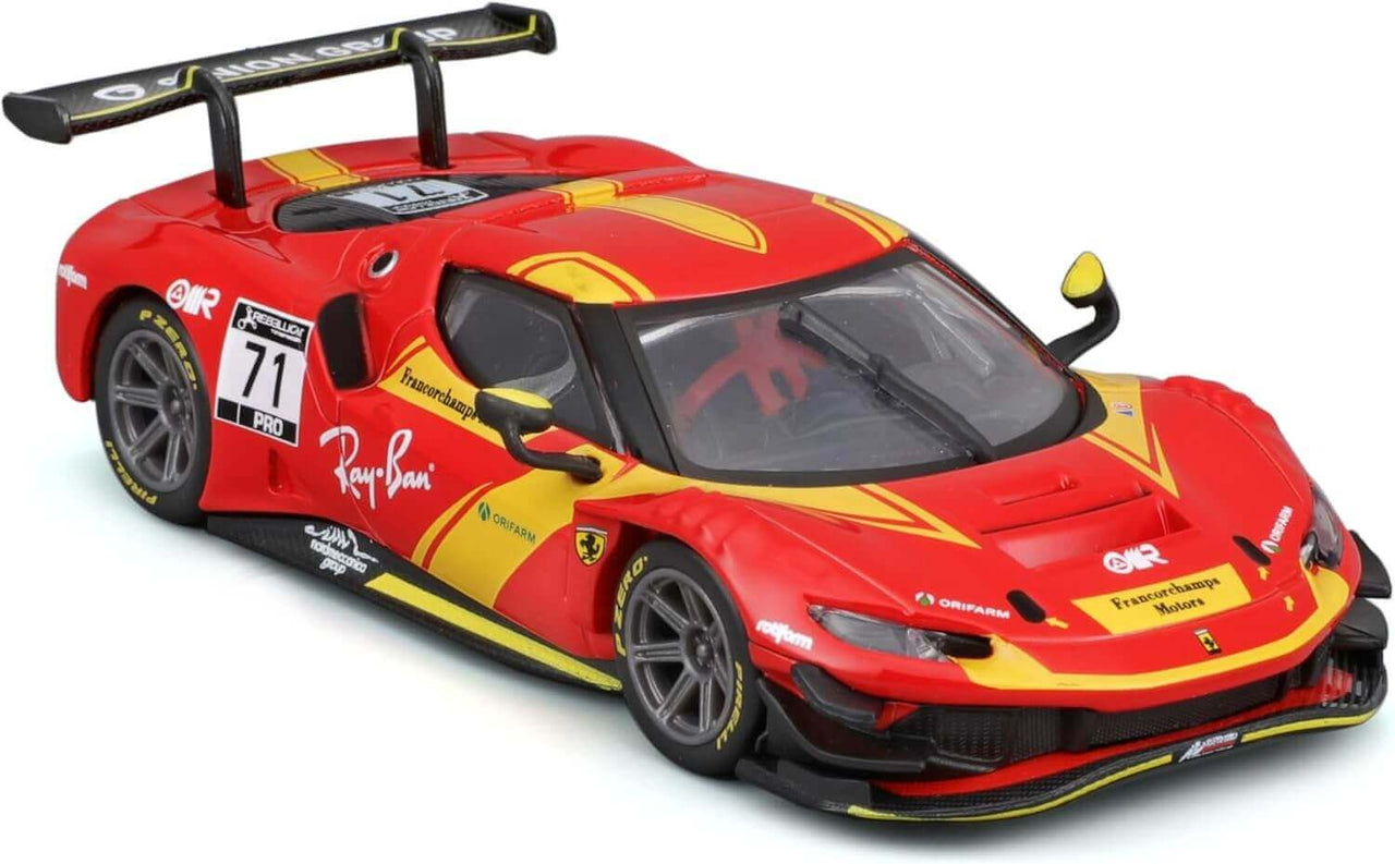 Buy Bburago Ferrari 296 GT3 | Die Cast Car | Online in US | Zipmar Toy Cars for Kids