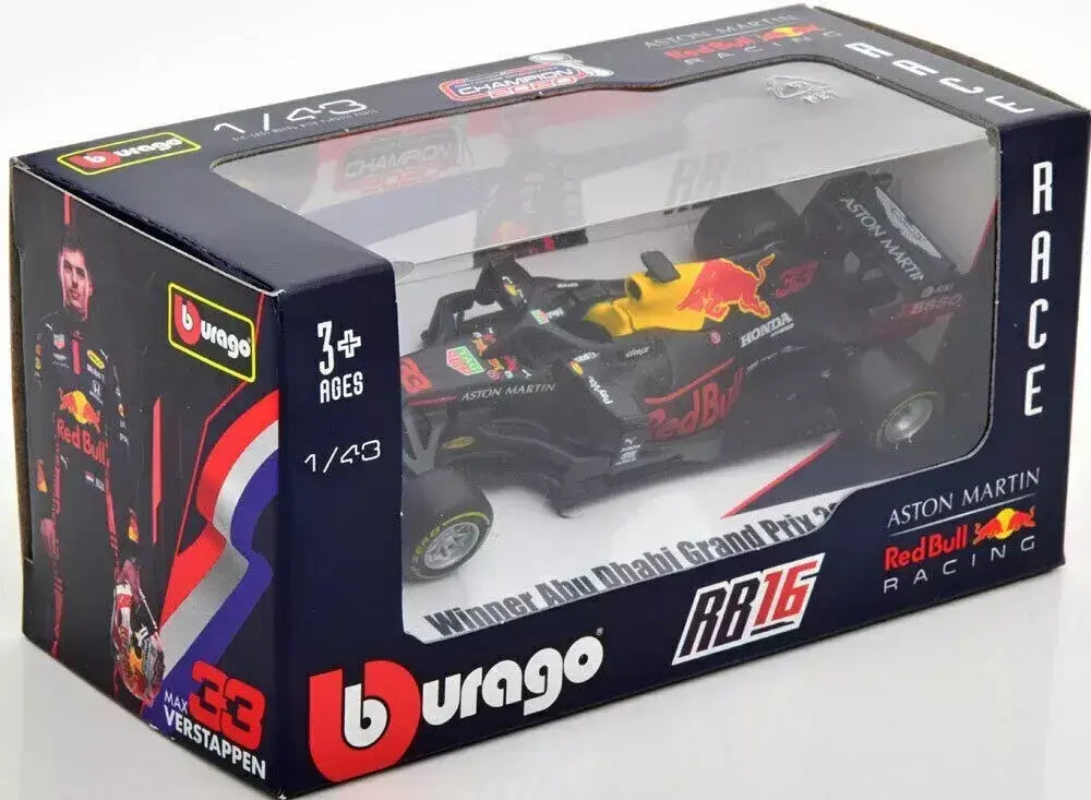 Buy Bburago Red Bull RB16 Max Verstappen F1 1:43 | Die Cast Car | Zipmar 
