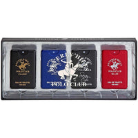 Thumbnail for Beverly Hills Polo Club 4PC Pocket Cologne Gift Set | Classic, Sexy, Blaze, Blue | Zipmar
