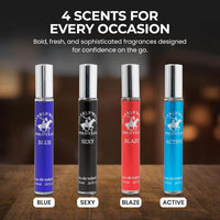 Thumbnail for Beverly Hills Polo Club EDT Pen Spray Set | 4x10ml Cologne for Men | Zipmar