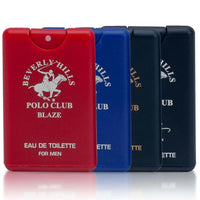 Thumbnail for Beverly Hills Polo Club Men’s Pocket Spray 4PC Set | Blaze, Classic, Blue, Sexy | Zipmar