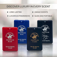 Thumbnail for Beverly Hills Polo Club Men’s Pocket Spray 4PC Set | Blaze, Classic, Blue, Sexy | Zipmar