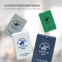 Thumbnail for Beverly Hills Polo Club Men’s Pocket Spray 4PC Set | Bold, Fresh, Aqua, Platinum | Zipmar