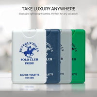 Thumbnail for Beverly Hills Polo Club Men’s Pocket Spray 4PC Set | Bold, Fresh, Aqua, Platinum | Zipmar