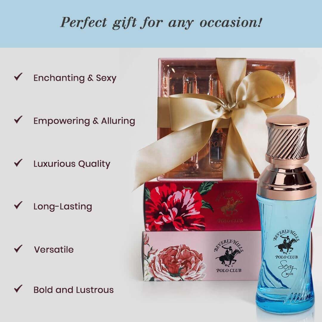Beverly Hills Polo Club Sexy Blue Perfume | EDP Spray for Women | Zipmar