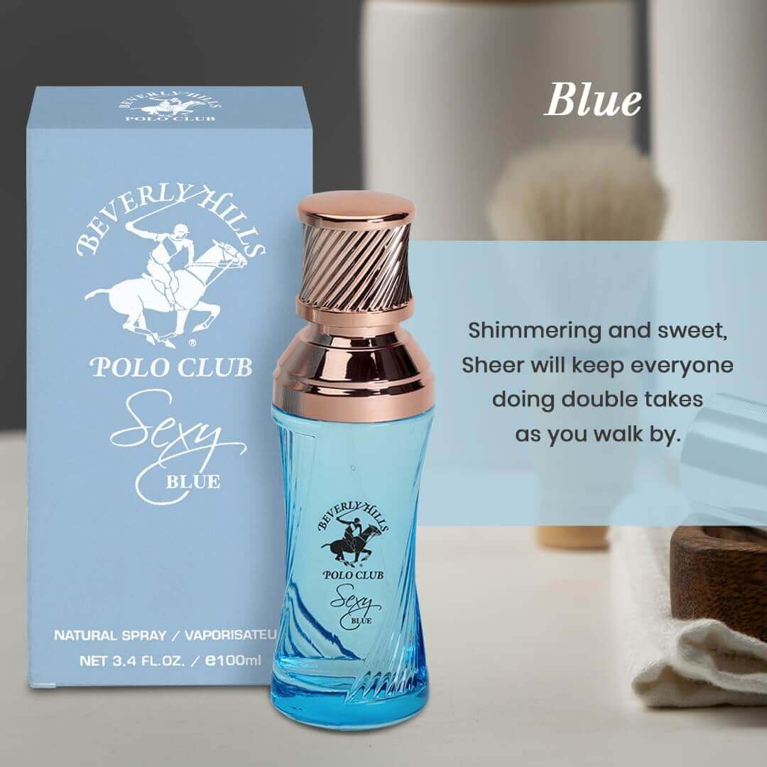 Beverly Hills Polo Club Sexy Blue Perfume | EDP Spray for Women | Zipmar
