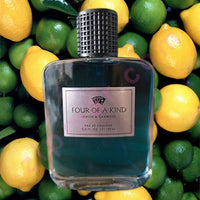 Thumbnail for Four of a Kind cologne bottle surrounded by lemons and limes