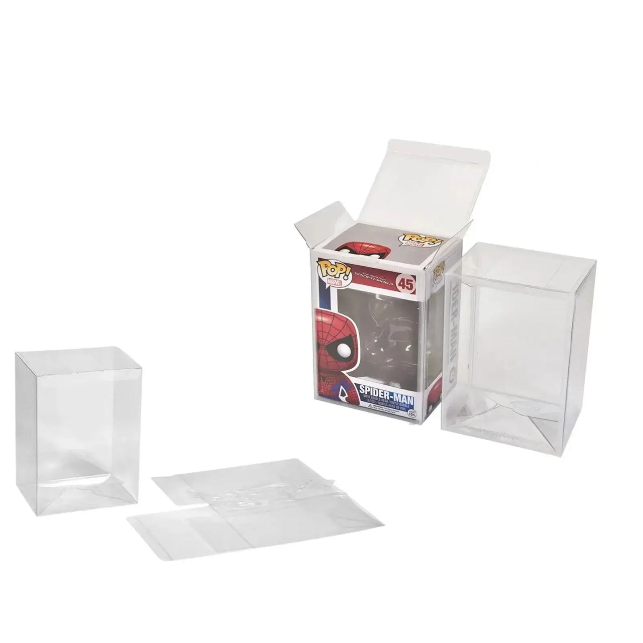 Clear Protector Cases for Funko Pop! | 4" Vinyl Figure Display Boxes | Zipmar