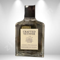 Thumbnail for Bottle of 'Crafted Vetiver' cologne with a label on a white background