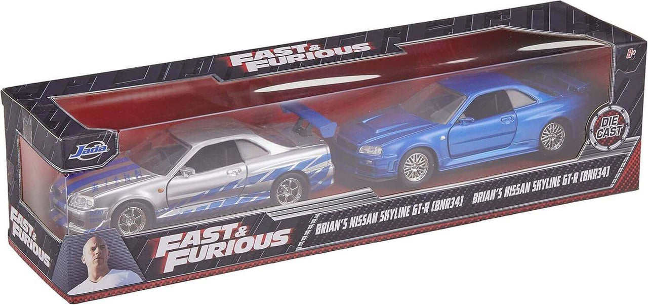 Buy Fast & Furious Die Cast Nissan | GT-R R34 Set | Toy Cars for Kids | Zipmar 