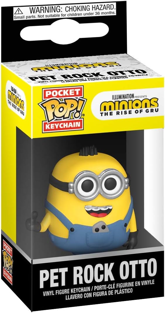Funko Pop! Keychain Minions Pet Rock Otto | funko,funko-pop-keychain