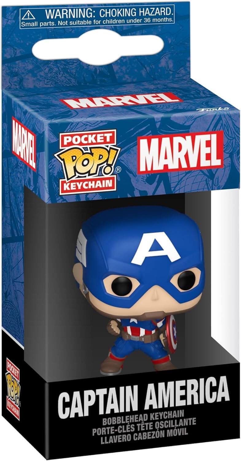 Funko Pop! Keychain Marvel Online in US | Captain America | Zipmar