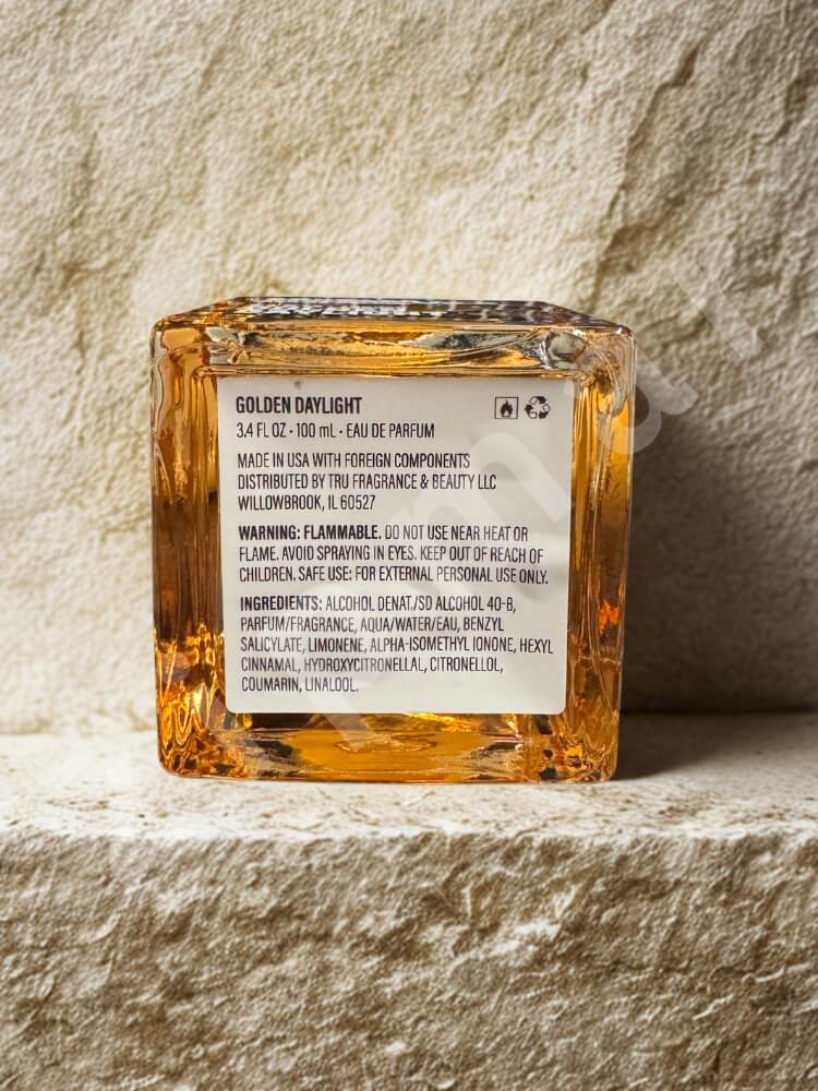 Golden Daylight unisex scent EDP 100ml—women’s fragrance gift