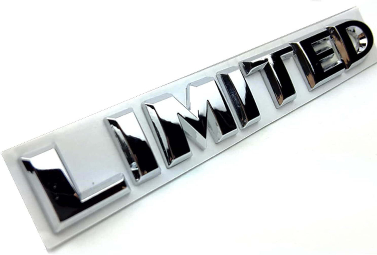 HUAPX 3D Limited Chrome Emblem Badge | Aluminum Alloy Car Sticker | Zipmar