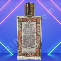 Thumbnail for Perfume bottle with decorative label on a blue and pink gradient background