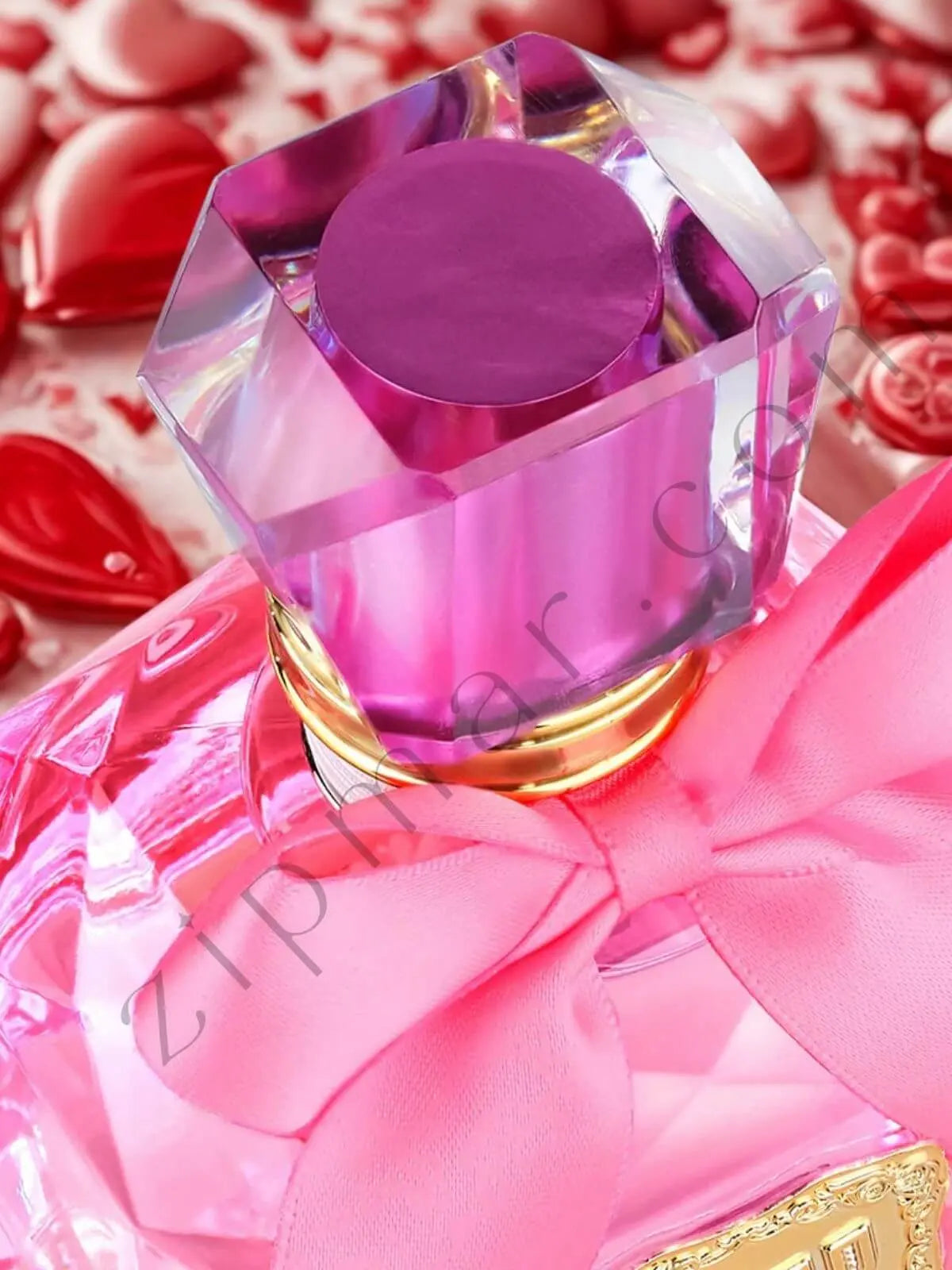 Jean Marc Paris I Love You Eau de Parfum 100ml pink bottle with bow top cap