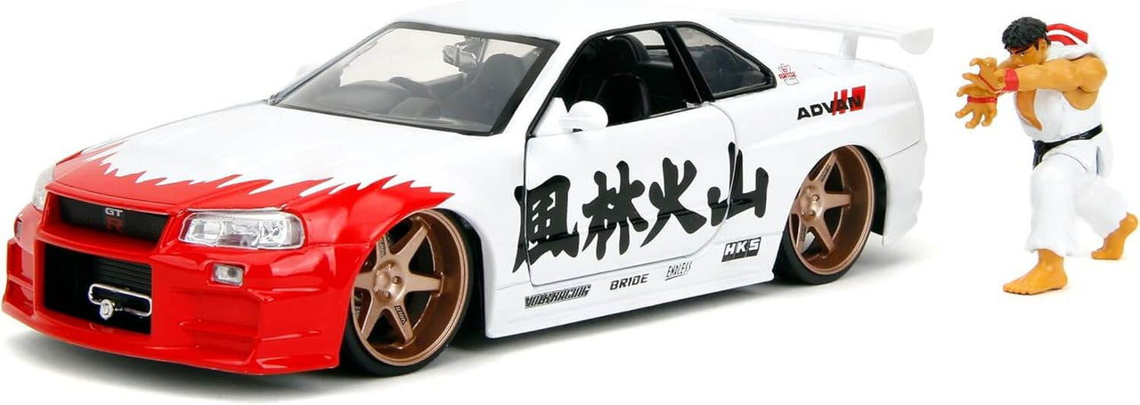 Buy Jada Street Fighter Nissan Skyline GTR 1:24 | Die Cast Collectible | Zipmar 