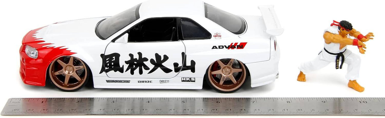 Buy Jada Street Fighter Nissan Skyline GTR 1:24 | Die Cast Collectible | Zipmar 
