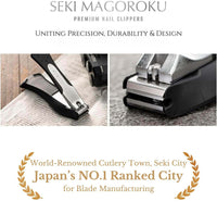 Thumbnail for KAI Japanese Nail Clippers with Side File | Stainless Steel Large | Zipmar