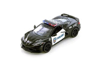 Thumbnail for Shop Kinsmart Corvette C8 Police Diecast 1:36 in US | Toy Car | Zipmar