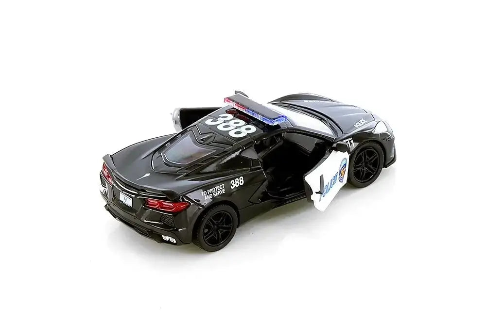 Shop Kinsmart Corvette C8 Police Diecast 1:36 in US | Toy Car | Zipmar