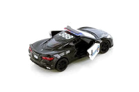 Thumbnail for Shop Kinsmart Corvette C8 Police Diecast 1:36 in US | Toy Car | Zipmar