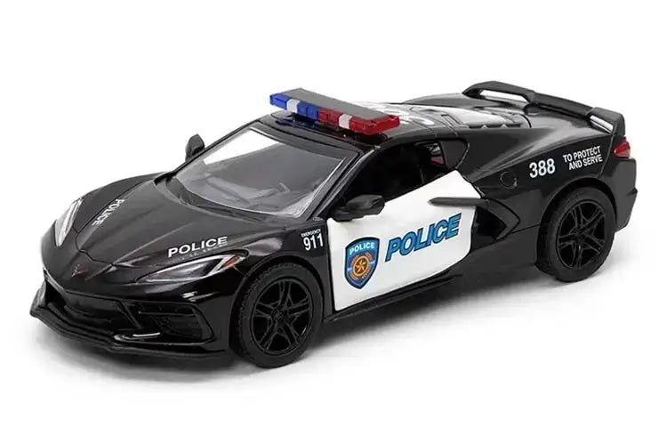 Shop Kinsmart Corvette C8 Police Diecast 1:36 in US | Toy Car | Zipmar