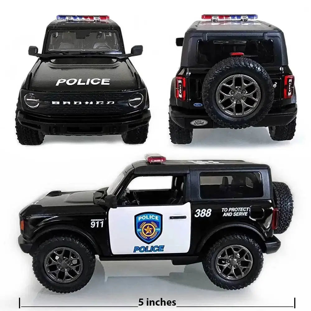 Buy Kinsmart 2022 Ford Bronco Police Die-Cast 5" | Toy Cars for Kids | Zipmar 